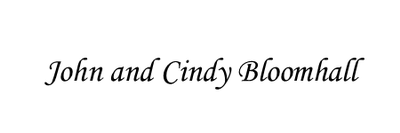 Logo for sponsor John and Cindy Bloomhall